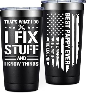Fufendio Pappy Gifts - 20oz Best Pappy Ever Tumbler Cup