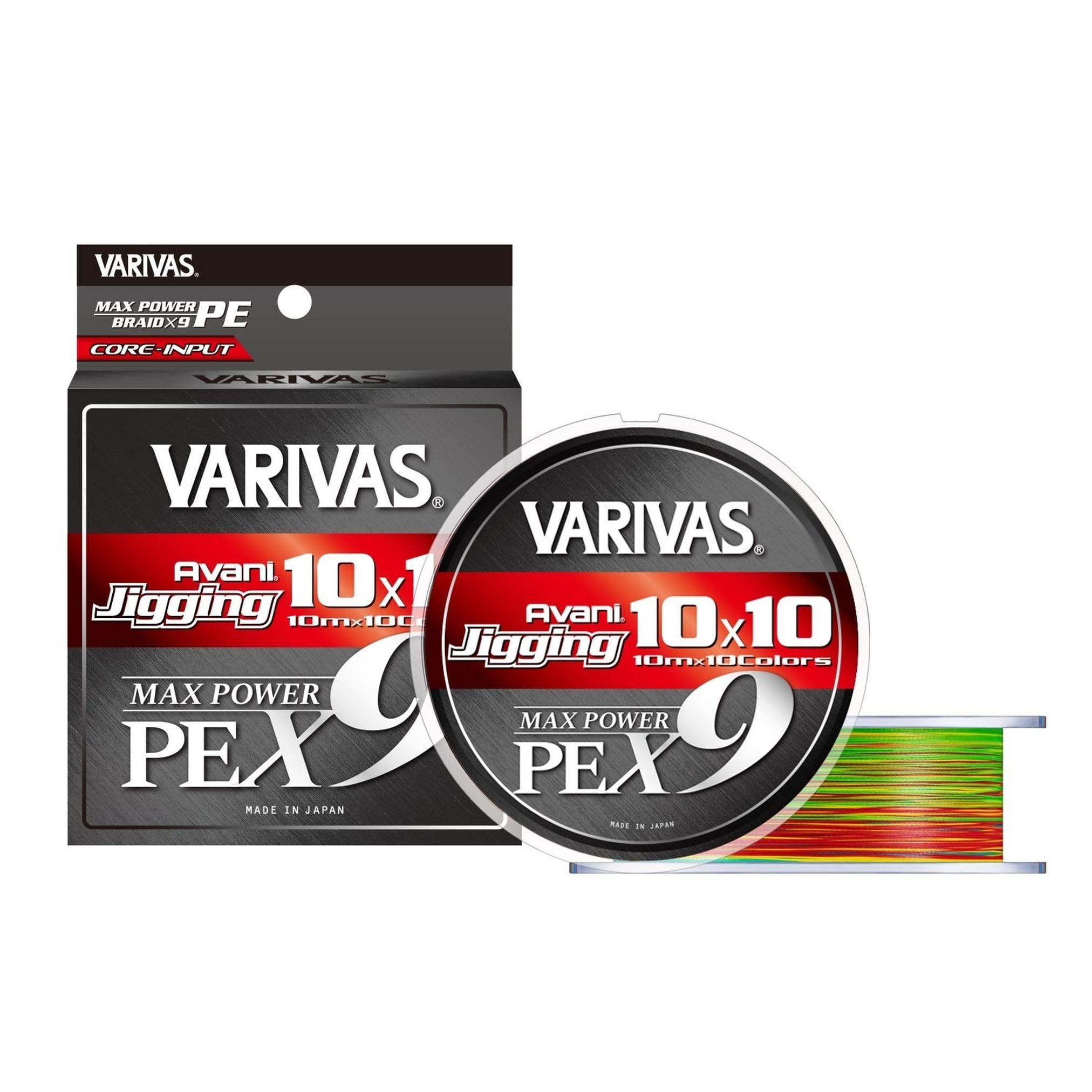 VARIVAS 9 Strand PE Line Avani Jigging 10×10 Max Power PE X9