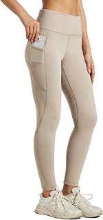 Willit Women's Winter Fleece Lined Waterproof Thermal Leggings High Waist Yoga Running Leggings with Pockets