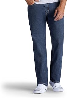 Lee Men's Brooklyn Straight Blue Straight Leg Jeans