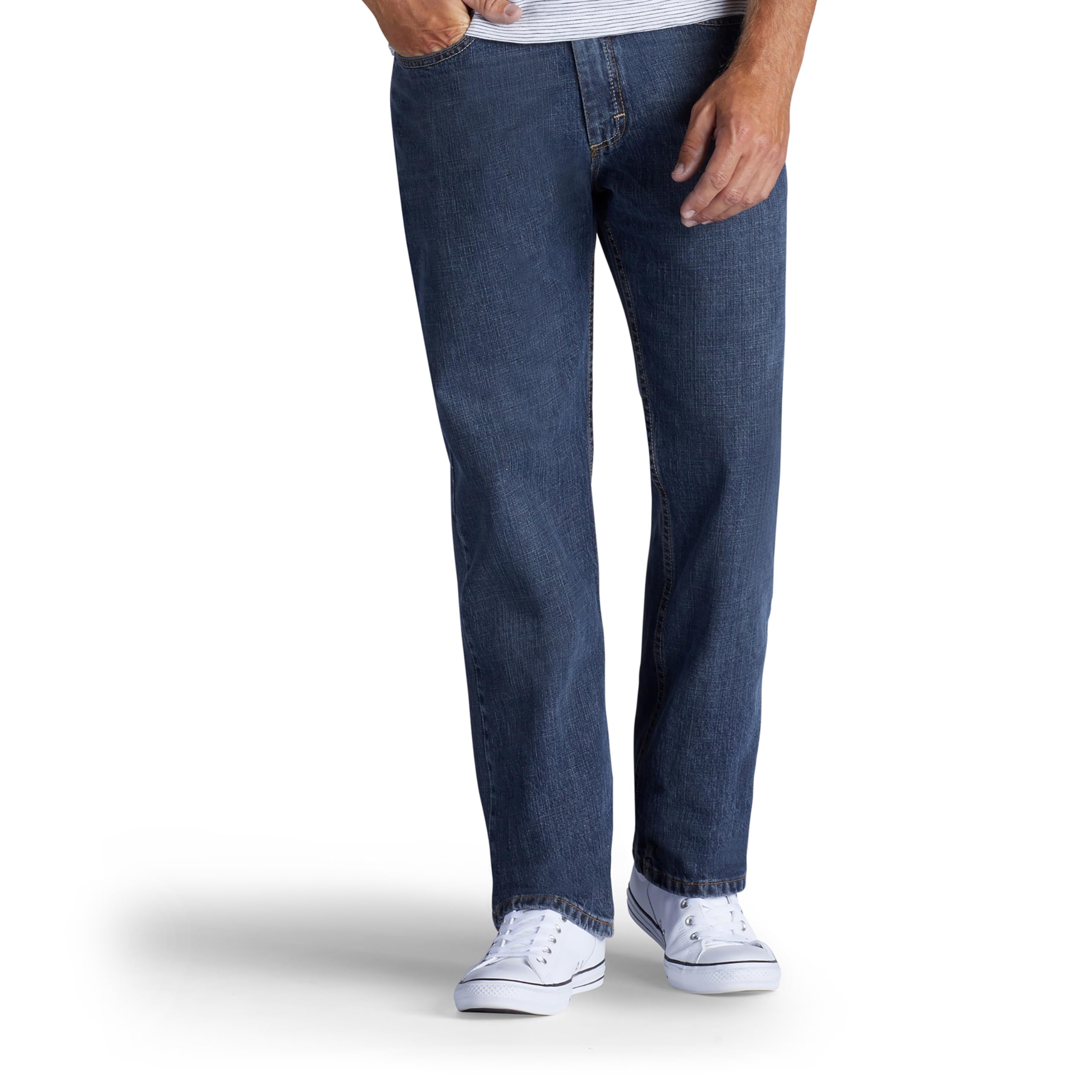Lee Men's Brooklyn Straight Blue Straight Leg Jeans
