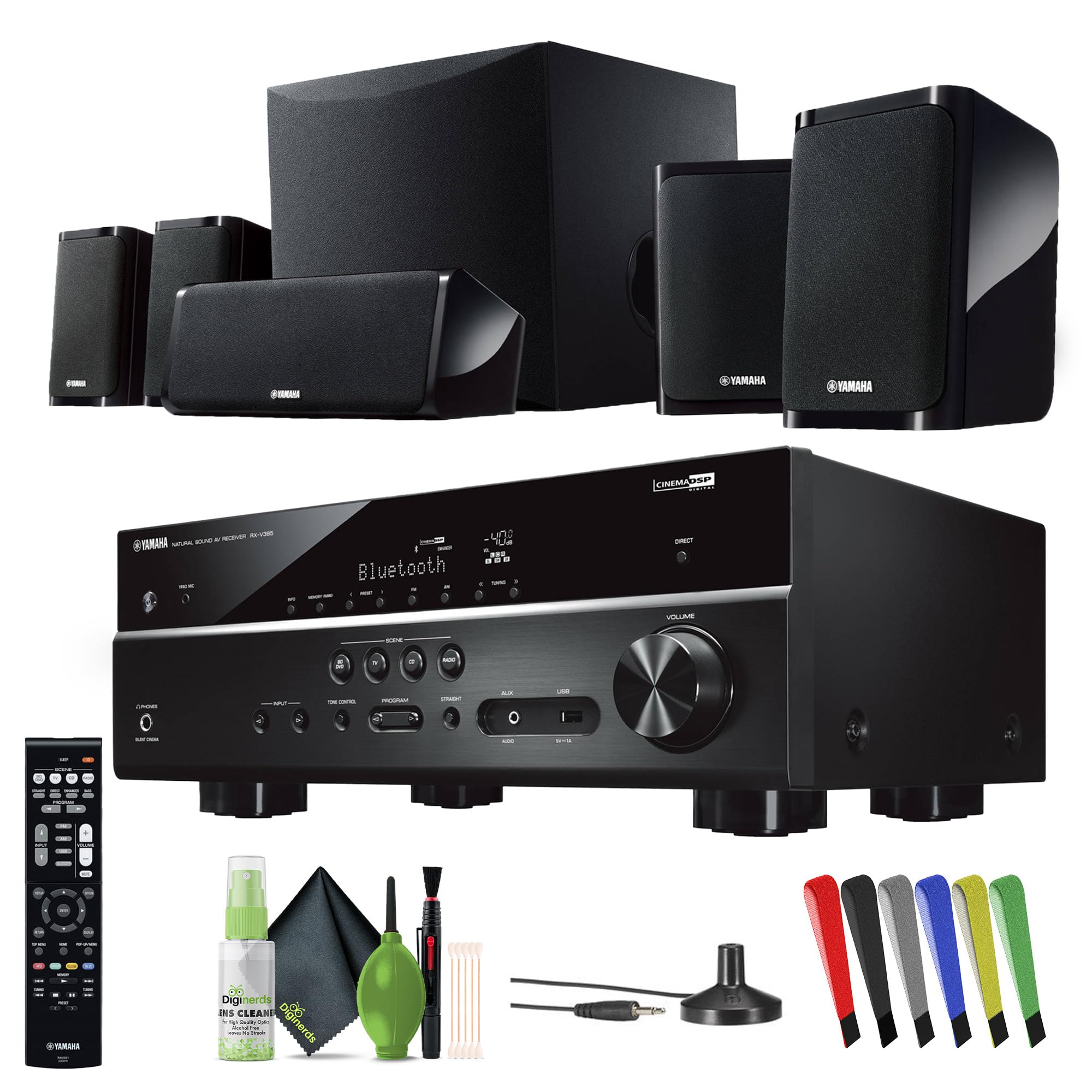 Yamaha Audio YHT-4950U 4K Ultra HD 5.1-Channel Home Theater System with 8" 50W R