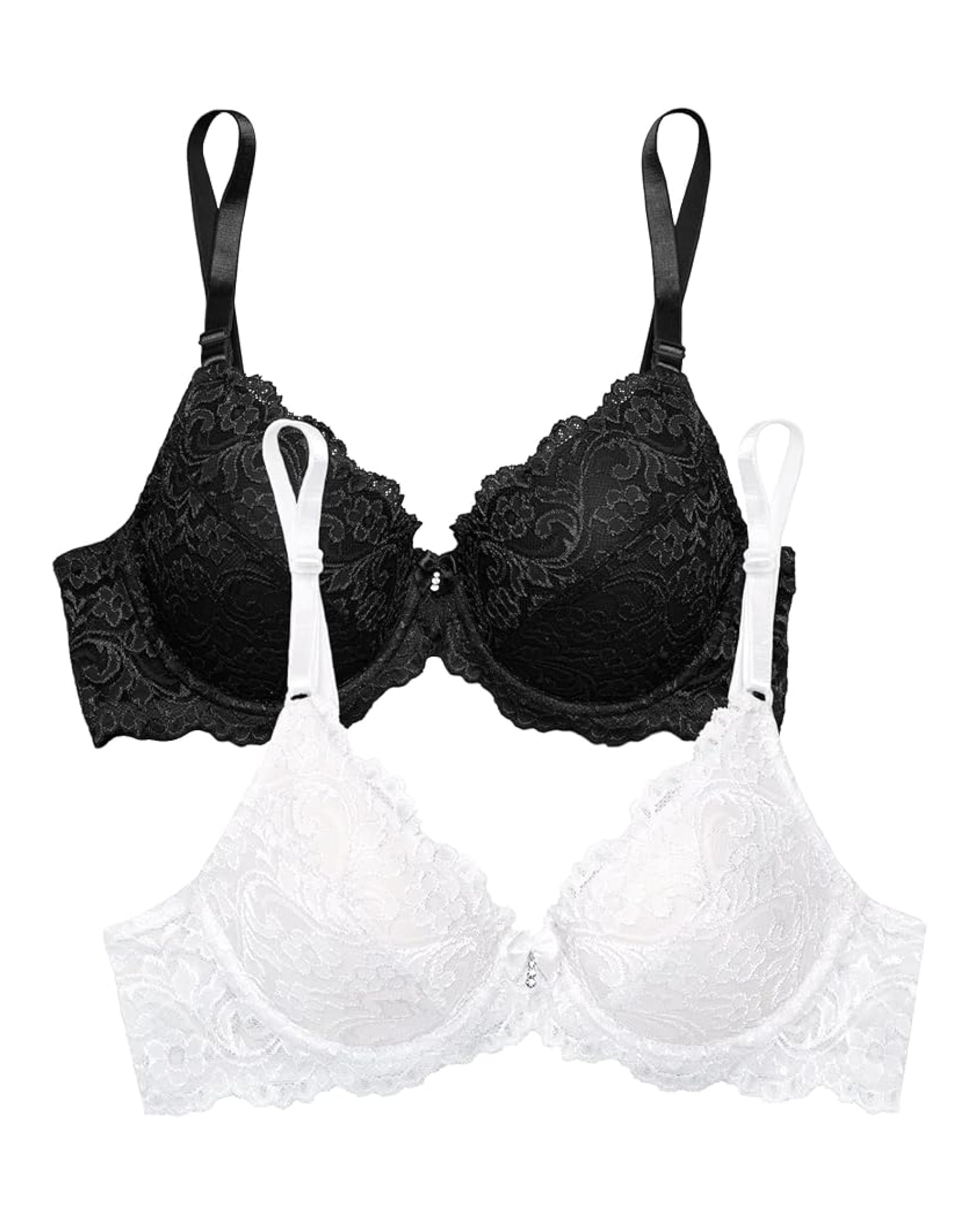 Smart+Sexy Signature Lace Push Up Bra-Perfect for Seeking Effortless Style and C