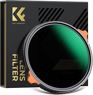 K&F CONCEPT 82 mm Filter Polarising CPL ND2-ND32 Variable True Color 2 in 1