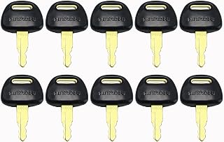 Newyuan 10pcs Hitachi H800 Excavator Ignition Key | Compatible with John Deere Fiat Case Excavator Digger Industrial Plant Key H800