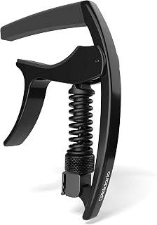 D'Addario NS Tri-Action Guitar Capo, Black | D'Addario capos provide secure, buzz-free performance, precise tension control and easy one-handed operation.