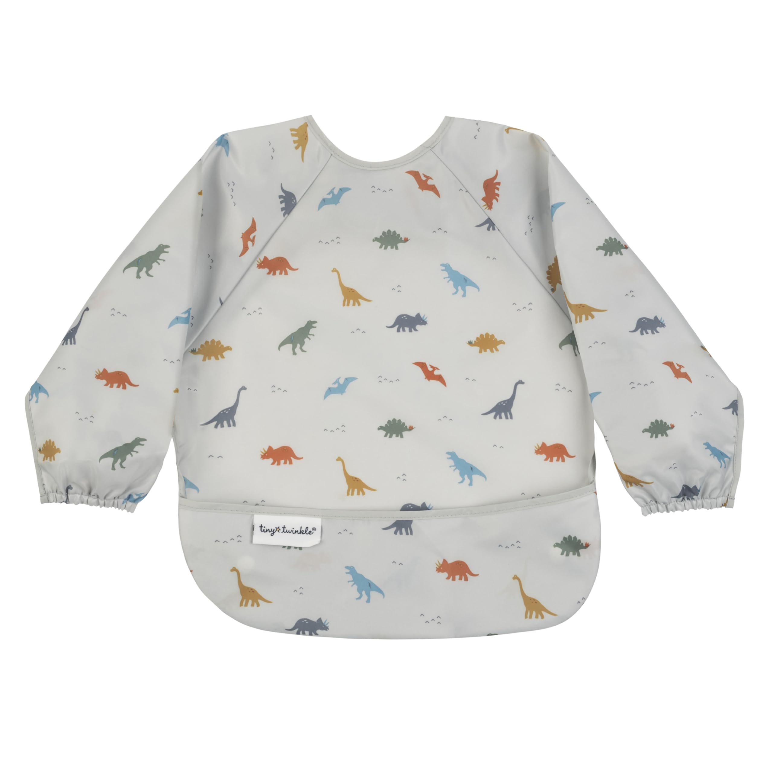 Tiny Twinkle Long Sleeve Bib for Babies &amp; Toddlers | Waterproof Smock Bib fo