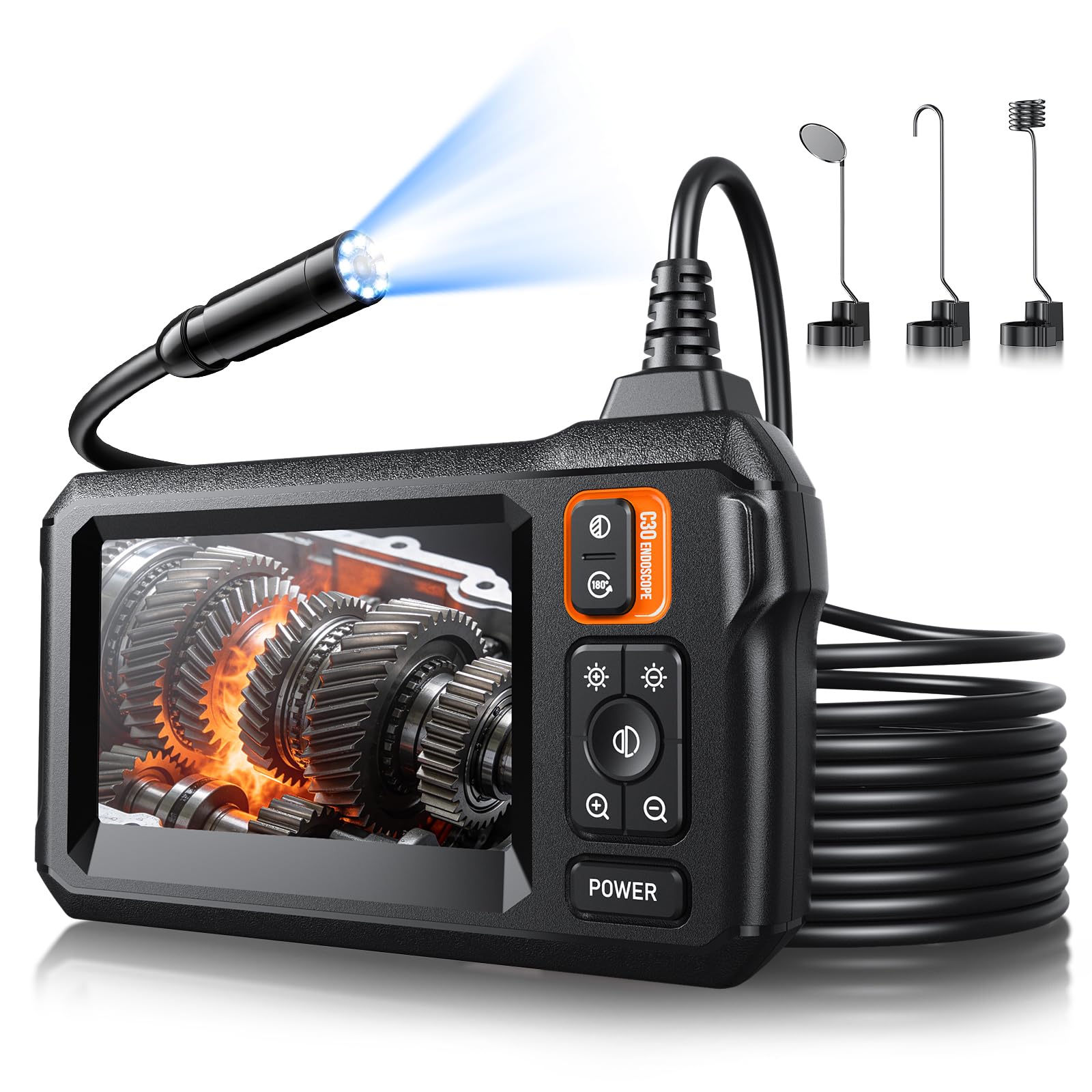 Endoscope Camera with Light, 1920P HD Borescope Tools(16.5FT) | Snake Camera wit