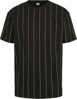 Urban Classics - Oversized Pinstripe Shirt Black - L