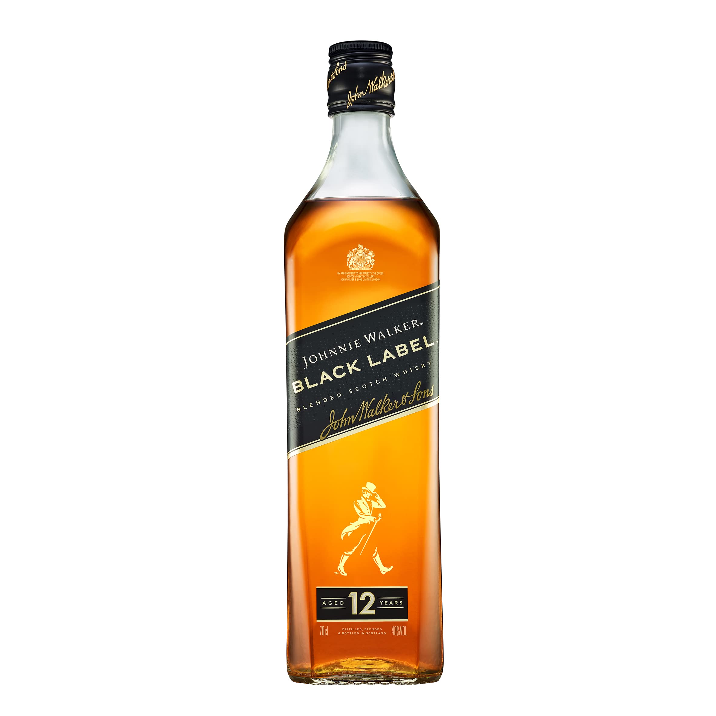 Johnnie Walker Black Label | 40% vol | 70cl | Blended Scotch Whisky | Crafted Us