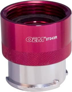Radiator Pressure Tester Adapter 52mm for Jaguar, Pontiac, Range Rover & Saab, Cooling System Radiator Cap Adapter, OEMTOOLS 27243R