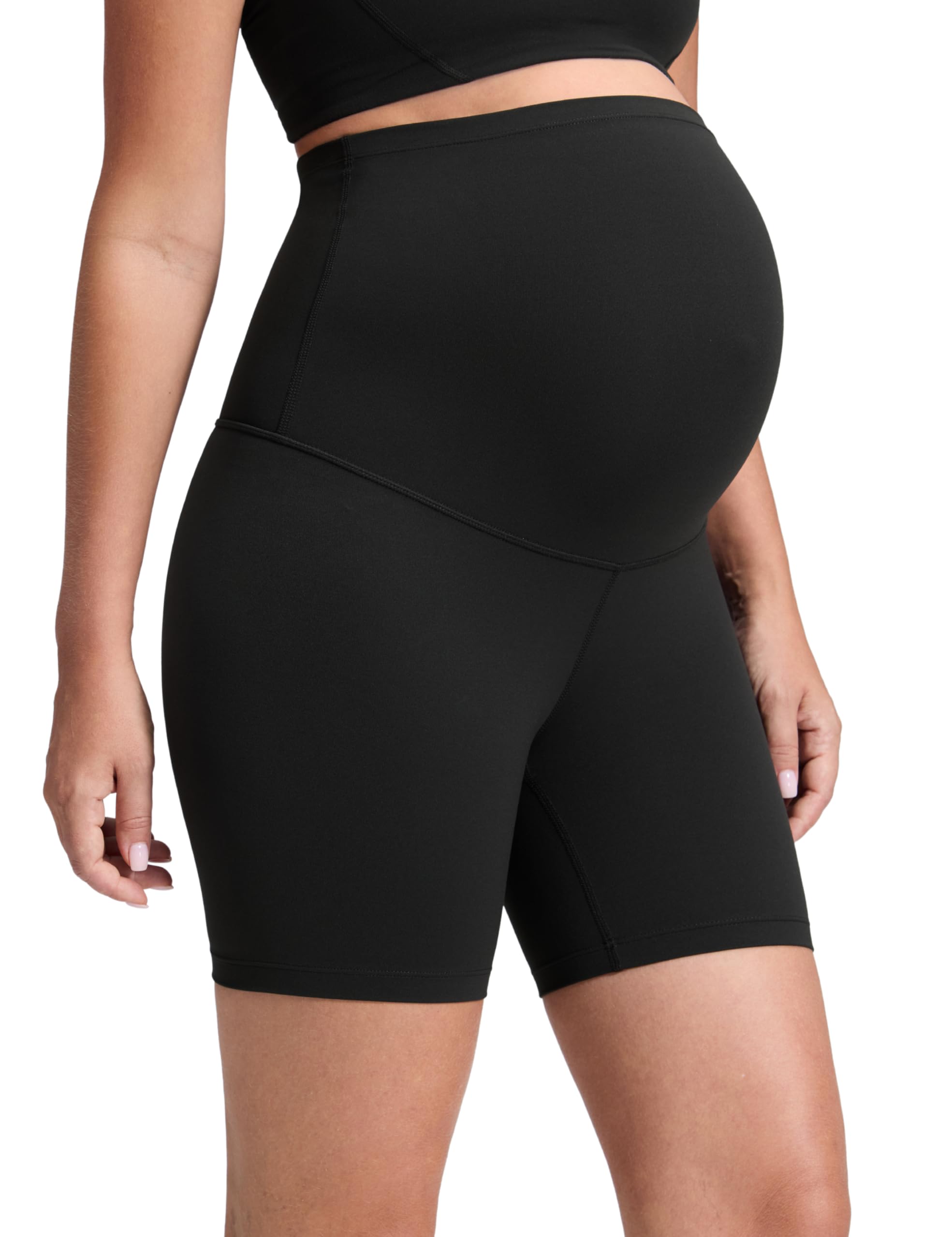 CRZ YOGA Maternity Biker Shorts 4"/6"/8" | Butterluxe, Extremely Soft, Gentle Co
