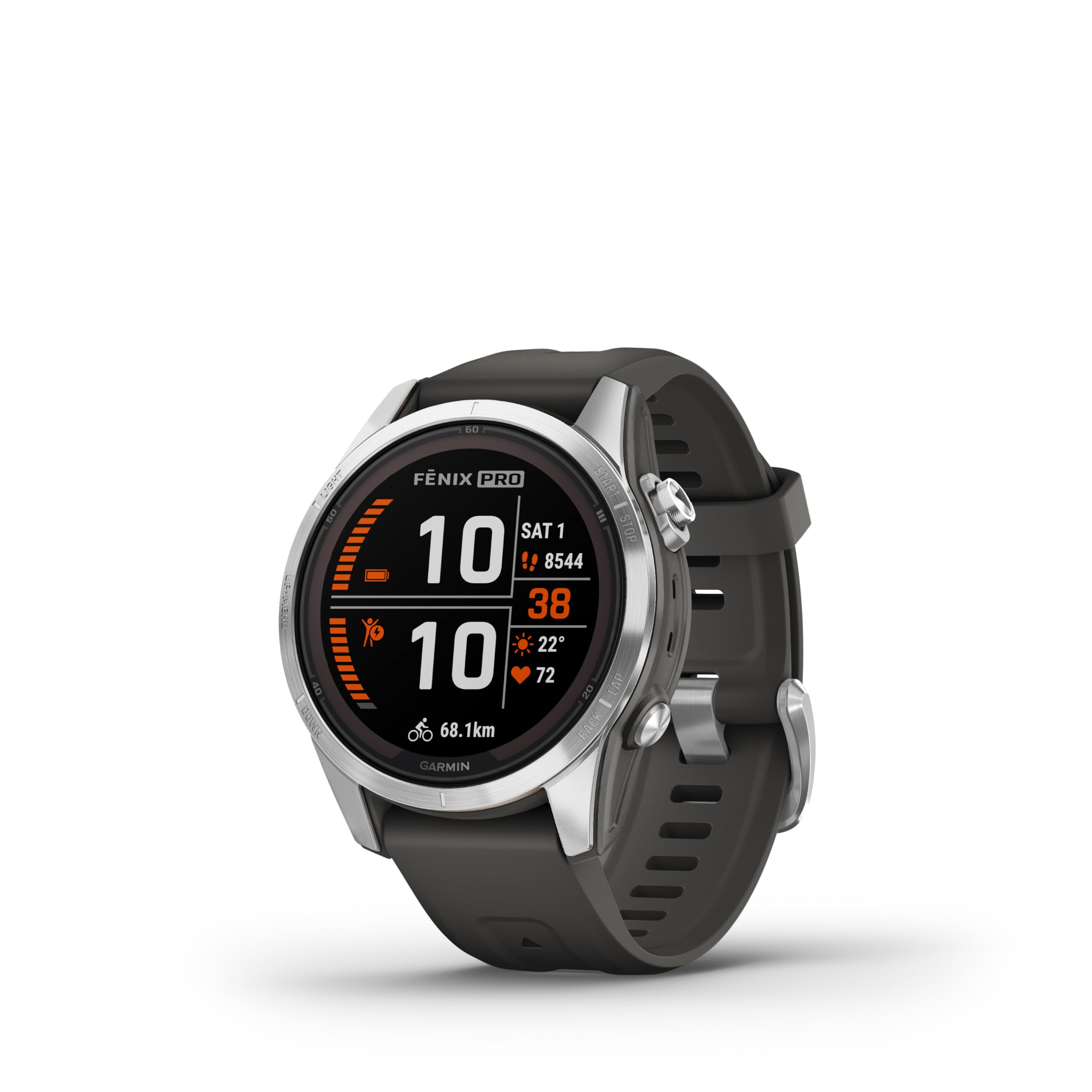 Garmin [Renewed fēnix 7S PRO GPS 42mm Smaller Smartwatch, Multisport, Advanced H