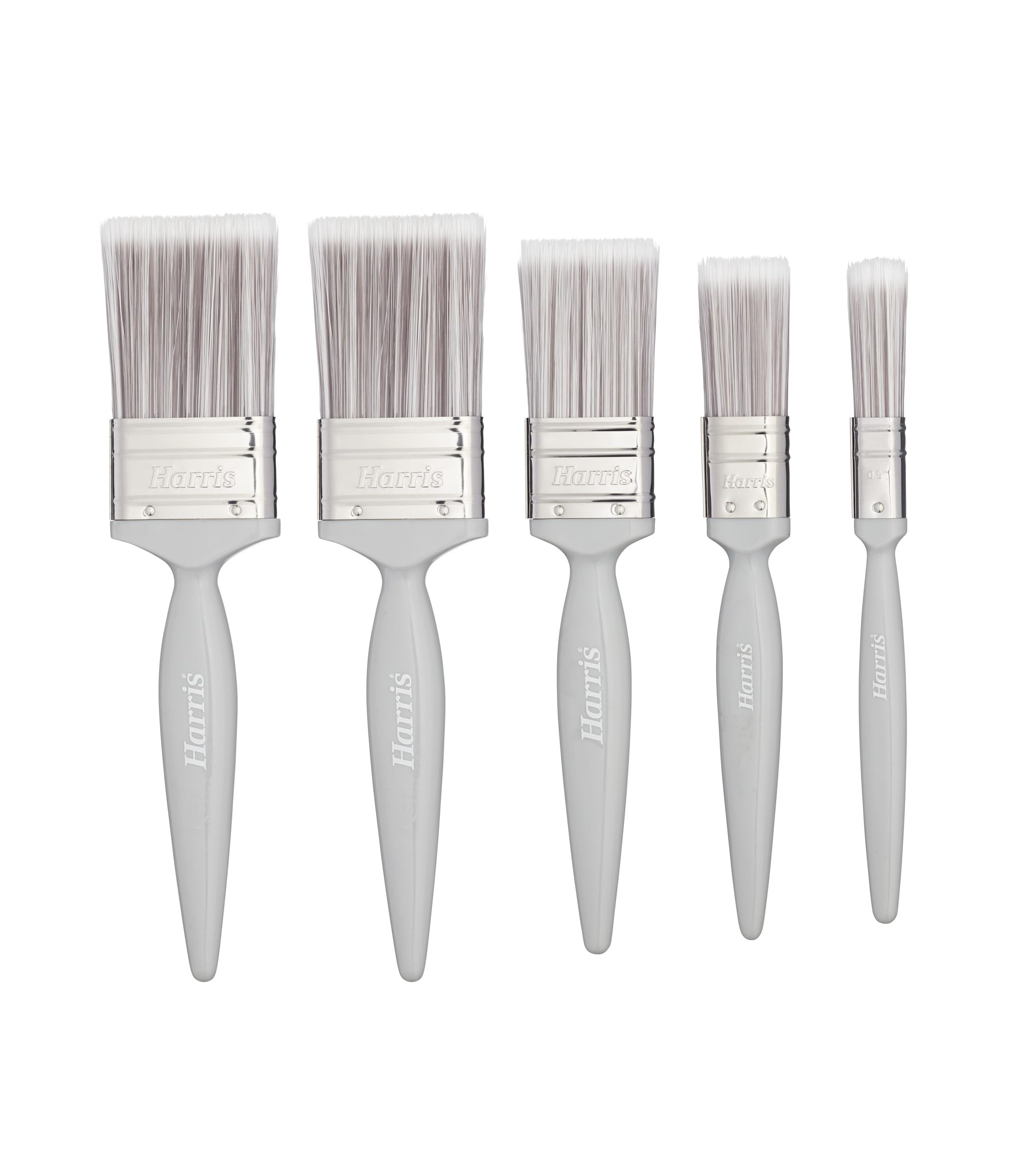 Harris Essentials Walls & Ceilings Paint Brush Set | Pack of 5 | 0.5", 1", 1.5",