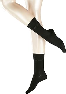 Esprit Women's Uni 2-Pack Socks Breathable Eco-Friendly Reinforced Cotton Resistant Soft Flat Stitching Multipack 2 Pairs