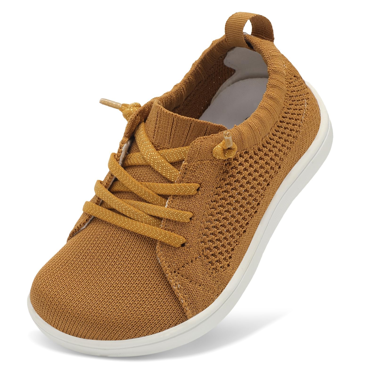 JIASUQI Toddler Shoes Boys Girls Wide Barefoot Slip on Shoes Kids Breathable Zer