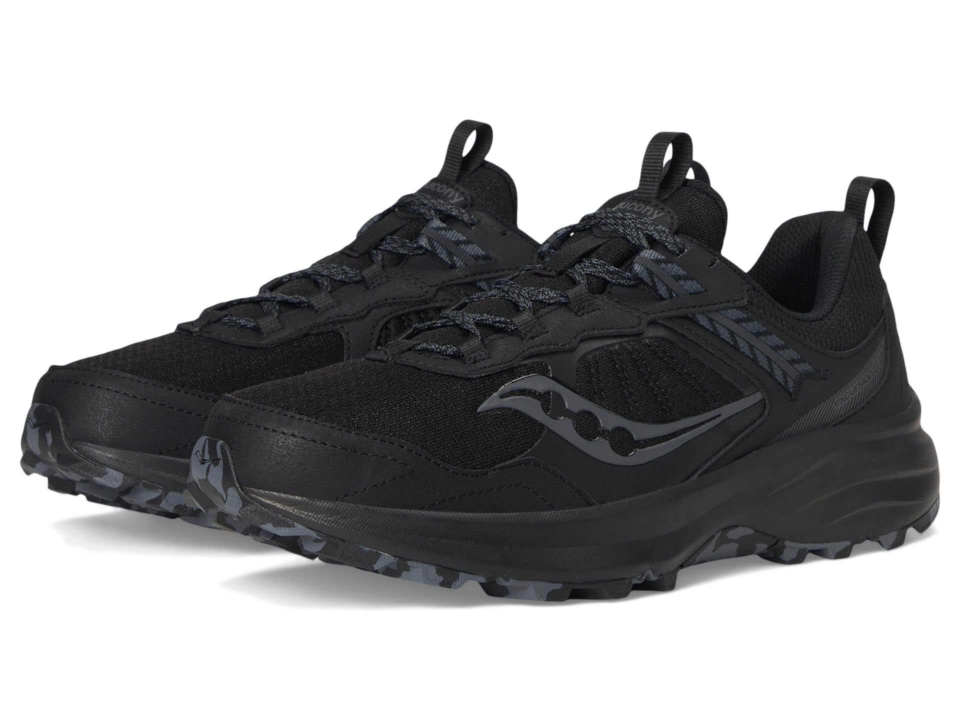 Saucony Men's Excursion Tr17 Hiking Shoes, Black/Black/Black, 8