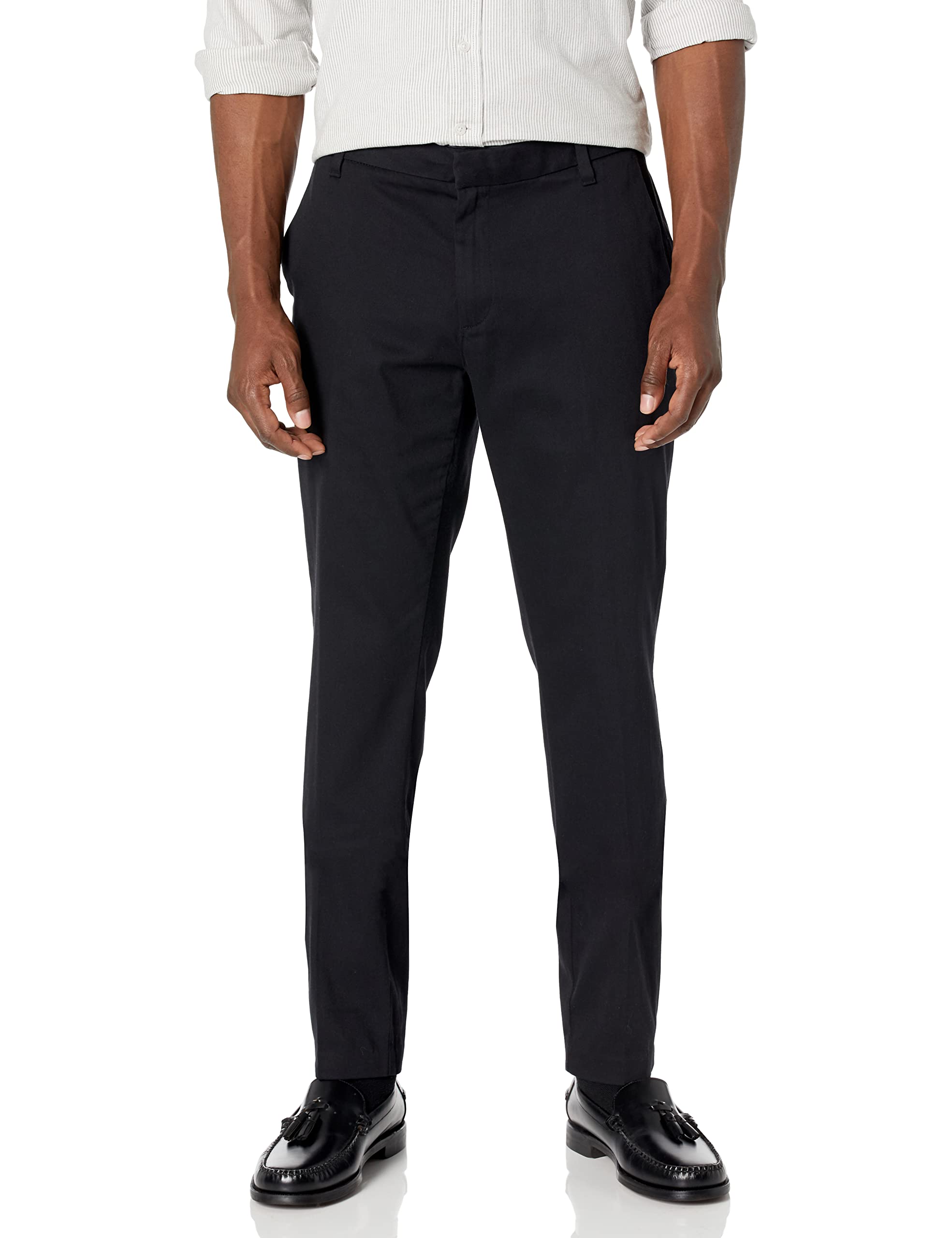 Amazon Essentials Mens Slim-Fit Wrinkle-Resistant Flat-Front Stretch Chino Pant