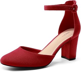 DREAM PAIRS Women's High Heel Pumps - Elegant Dress Shoes with Adjustable