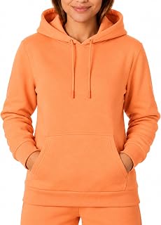 Light & Shade Women's Fleece Hoodie - Hoodie Pullover with Pocket and Drawstring, Soft Sweatshirt for Gym Fitness Loungewear and Daily Use
