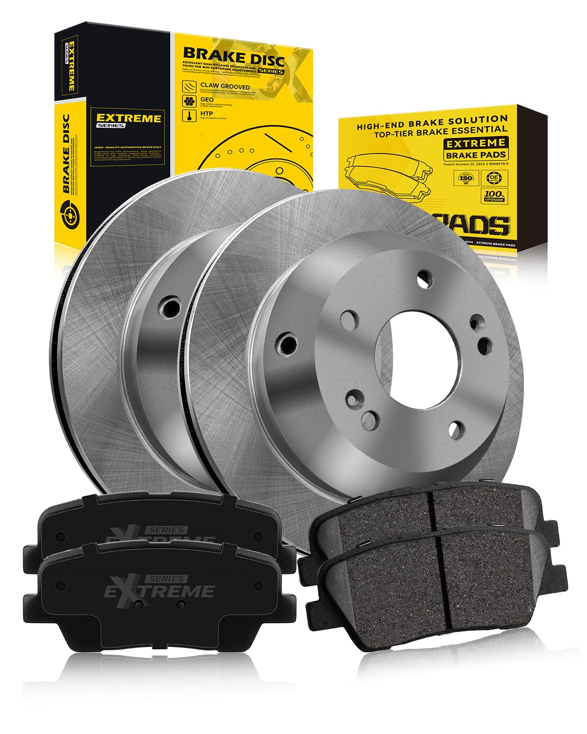 TOVASTY Rear Brake Kit for Hyundai Santa Fe 2010-2018, Sport 2013-2018 | Premium