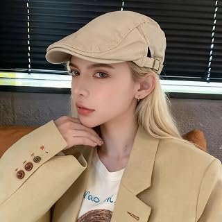 Fashion Men's Linen Gatsby Berets British Western Style Newsboy Golf Flat Ivy Hat Driving Flat Cap