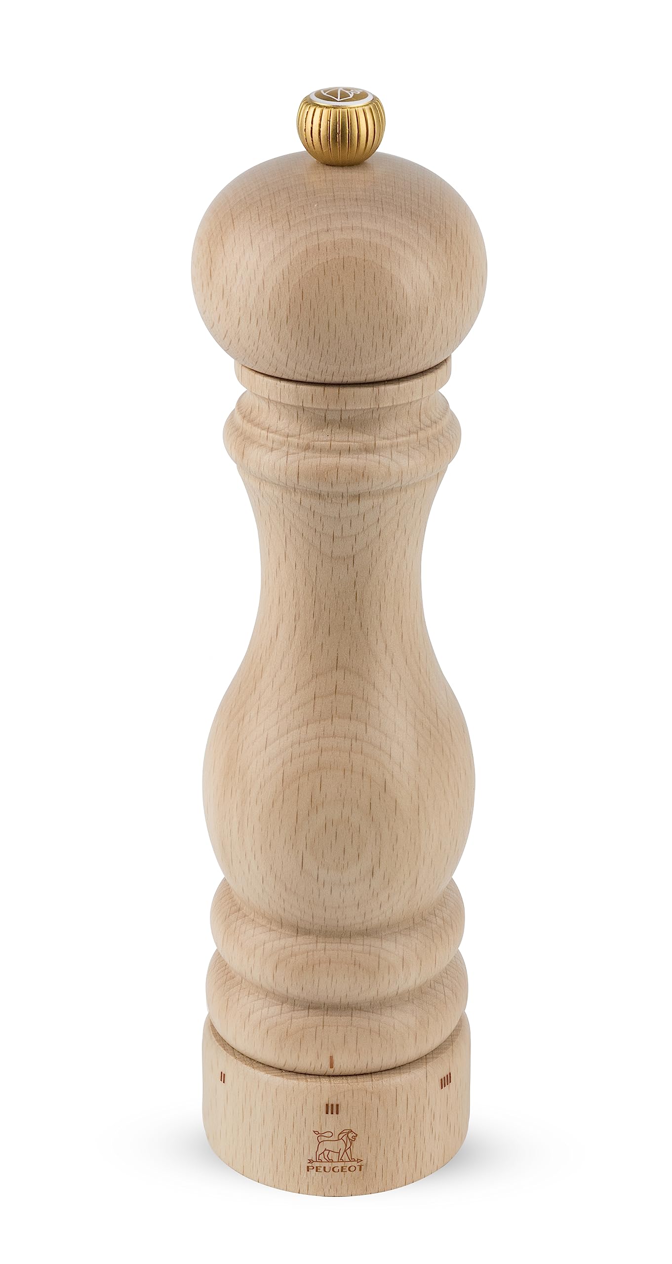 Peugeot Paris Salt Mill, u'Select, Zirlion, 9 in, Natural, PEFC Beech Wood | Adj
