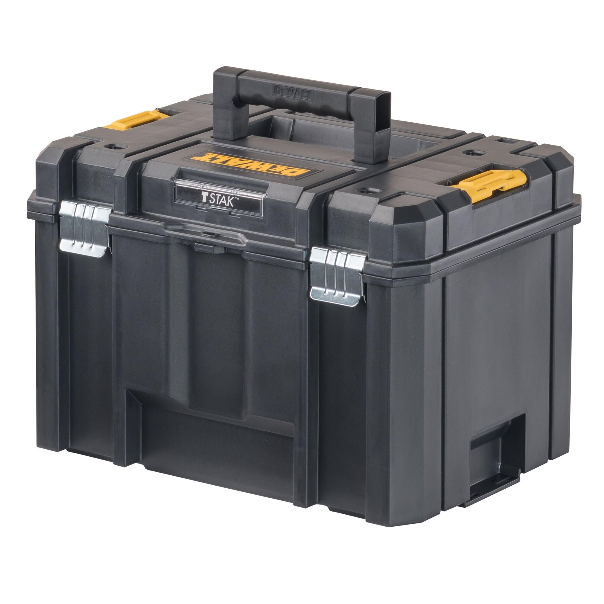 DEWALT TSTAK Tool Box, Extra Large Design, Removable Tray for Easy Access to Too