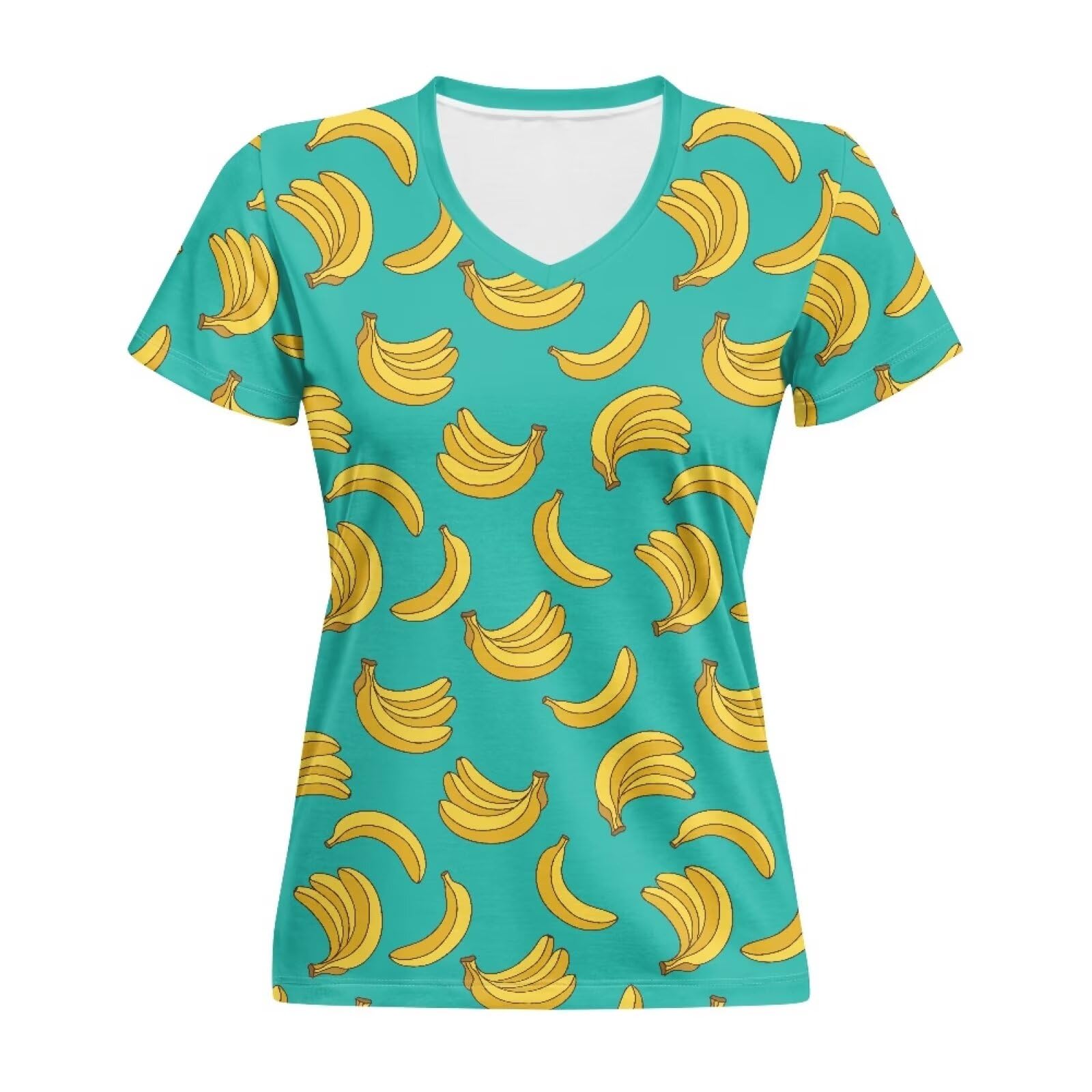 Women Summer Casual Short Sleeve V Neck T Shirts Plus Size Athletic T Shirts Gra