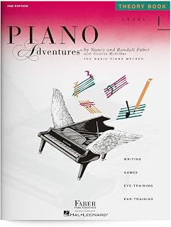 Piano Adventures: Theory Book - Level 1, 2nd Ediiton | Beginner Piano Theory Workbook | Music Note Reading and Ear Training for Early Learners | Faber Piano Book for Kids | Sheet Music Songbook