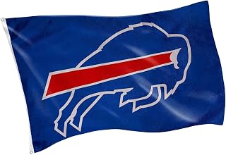 Team Sports America NFL Buffalo Bills 3x5 Outdoor Durable Flag with Grommets | Heavy Duty Flag & Banner for Outdoor Garden Patio | Indoor Wall Decor | Works with Flag Poles for Outside House