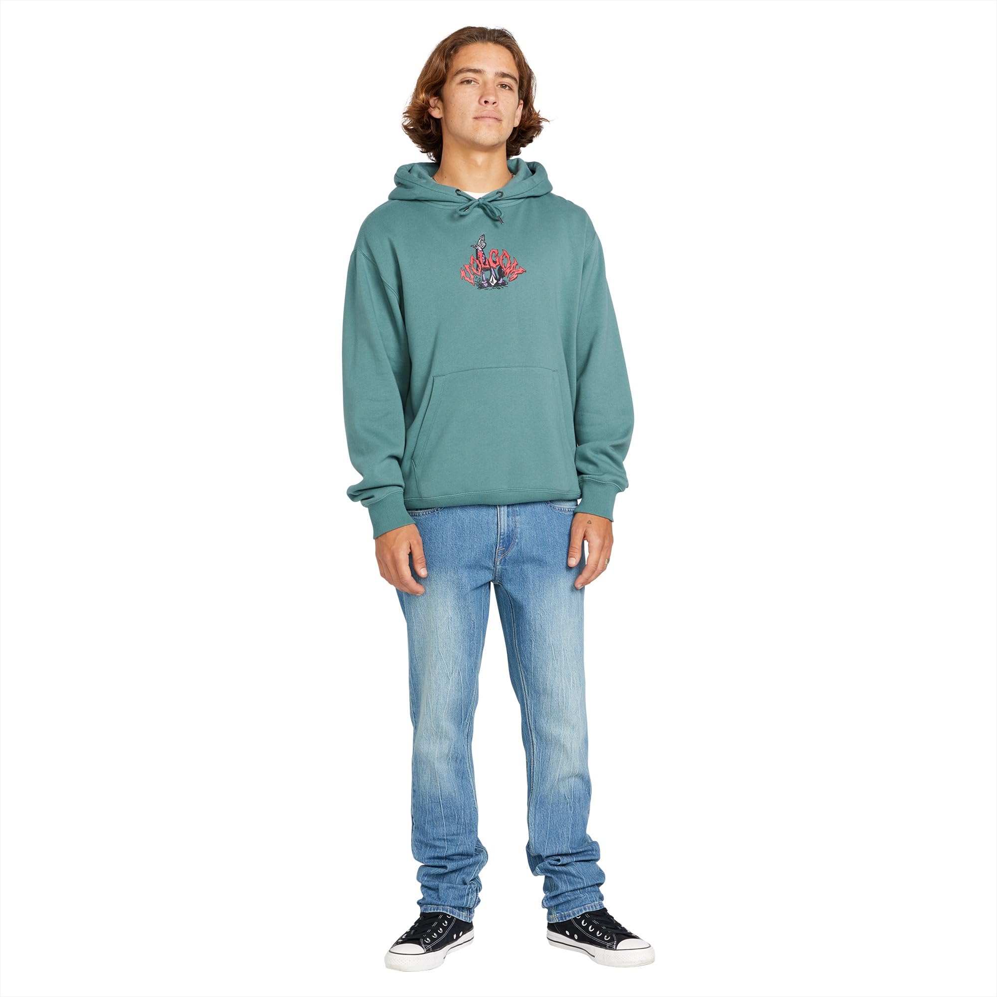 Volcom Vorta Slim Fit Stretch Denim Jeans - Comfortable-Flexible-Durable Pants -
