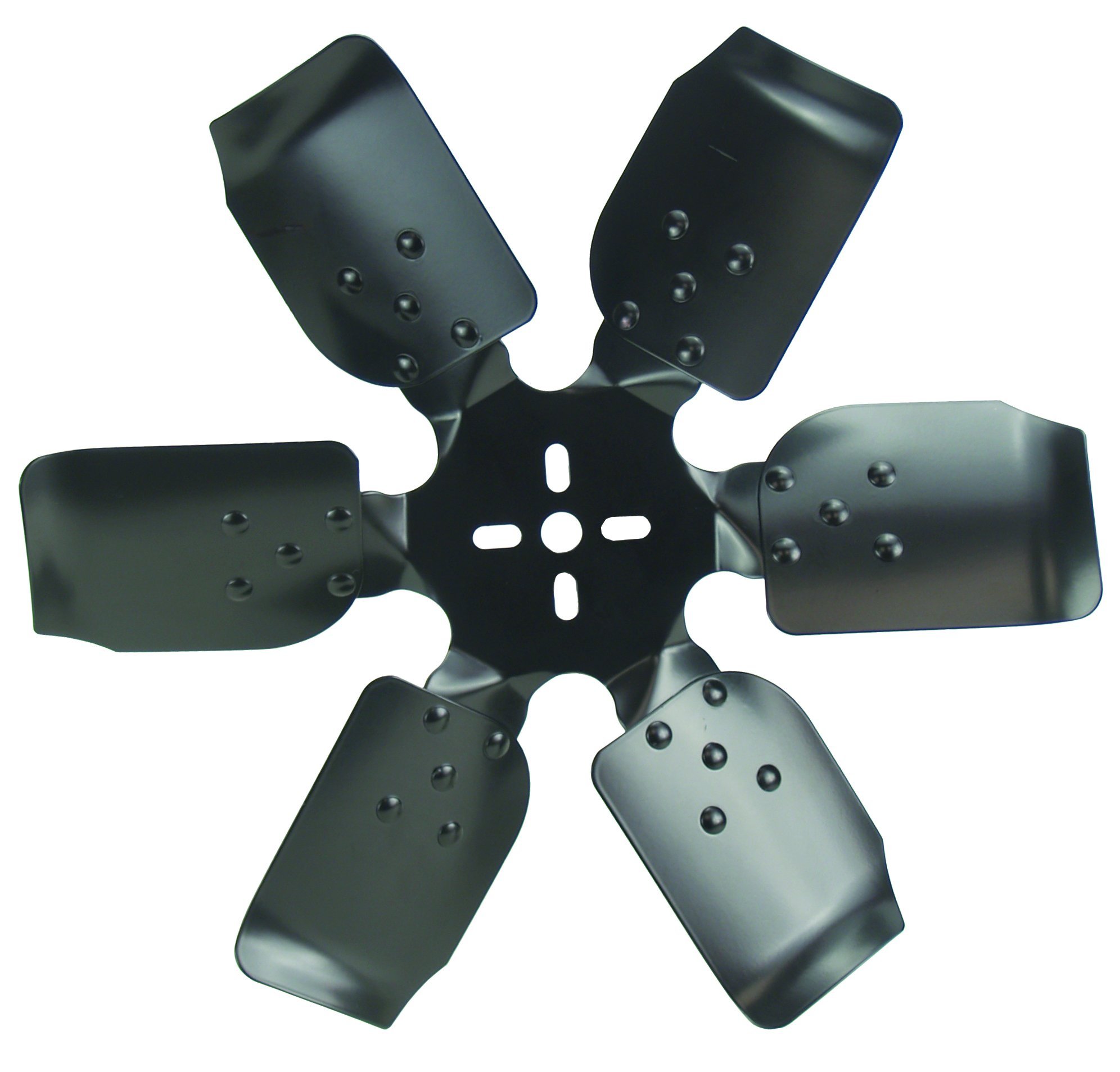 Derale 17317 Heavy Duty Fan Blade Series 1000 17" Steel Rigid Race Belt Driven F