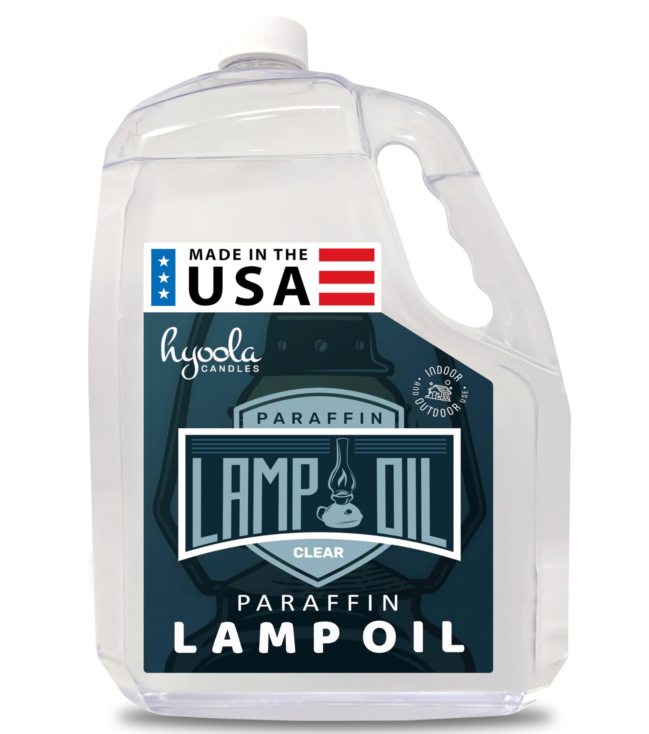 Hyoola Liquid Paraffin Lamp Oil - Clear Smokeless, Odorless, Ultra Clean Burning