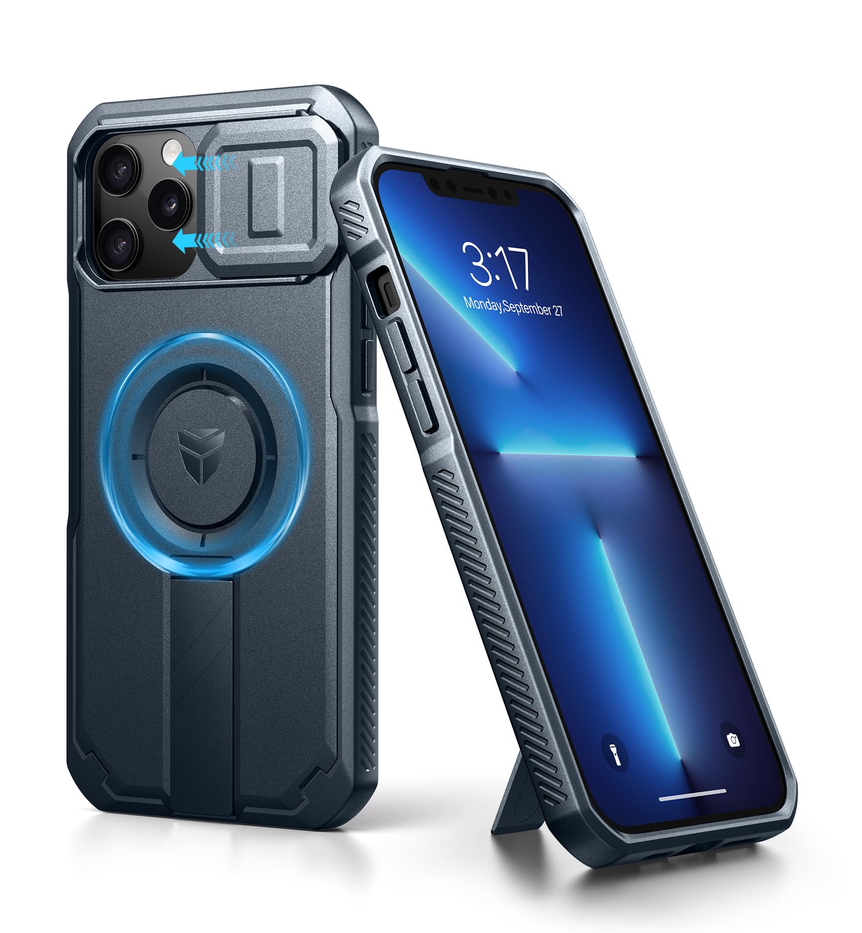 Dexnor Magnetic Case Compatible with iPhone 12 Promax/13 Promax, Shockproof Prot