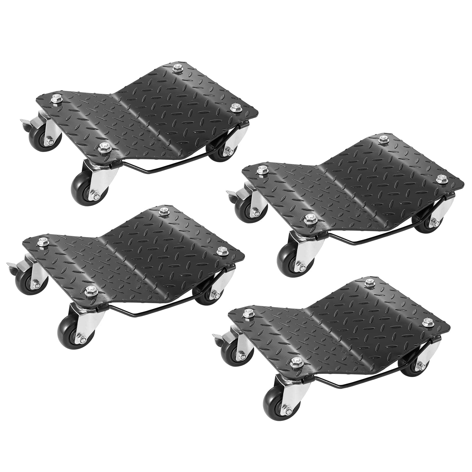 VEVOR Car Wheel Dolly, Set of 4 Piece | 6000 lbs/2722 kg Capacity, Car Moving Ca