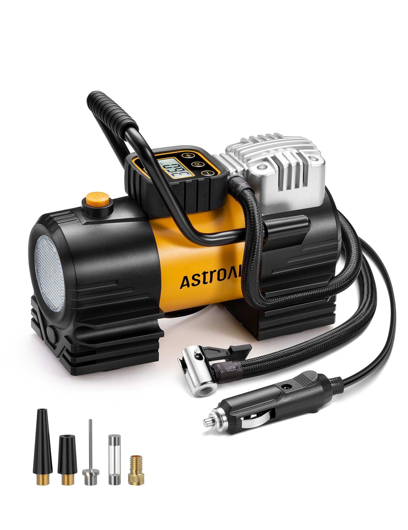 AstroAI Tyre Inflator Portable Air Compressor DC 12V, Digital Car Tyre Pump | Me