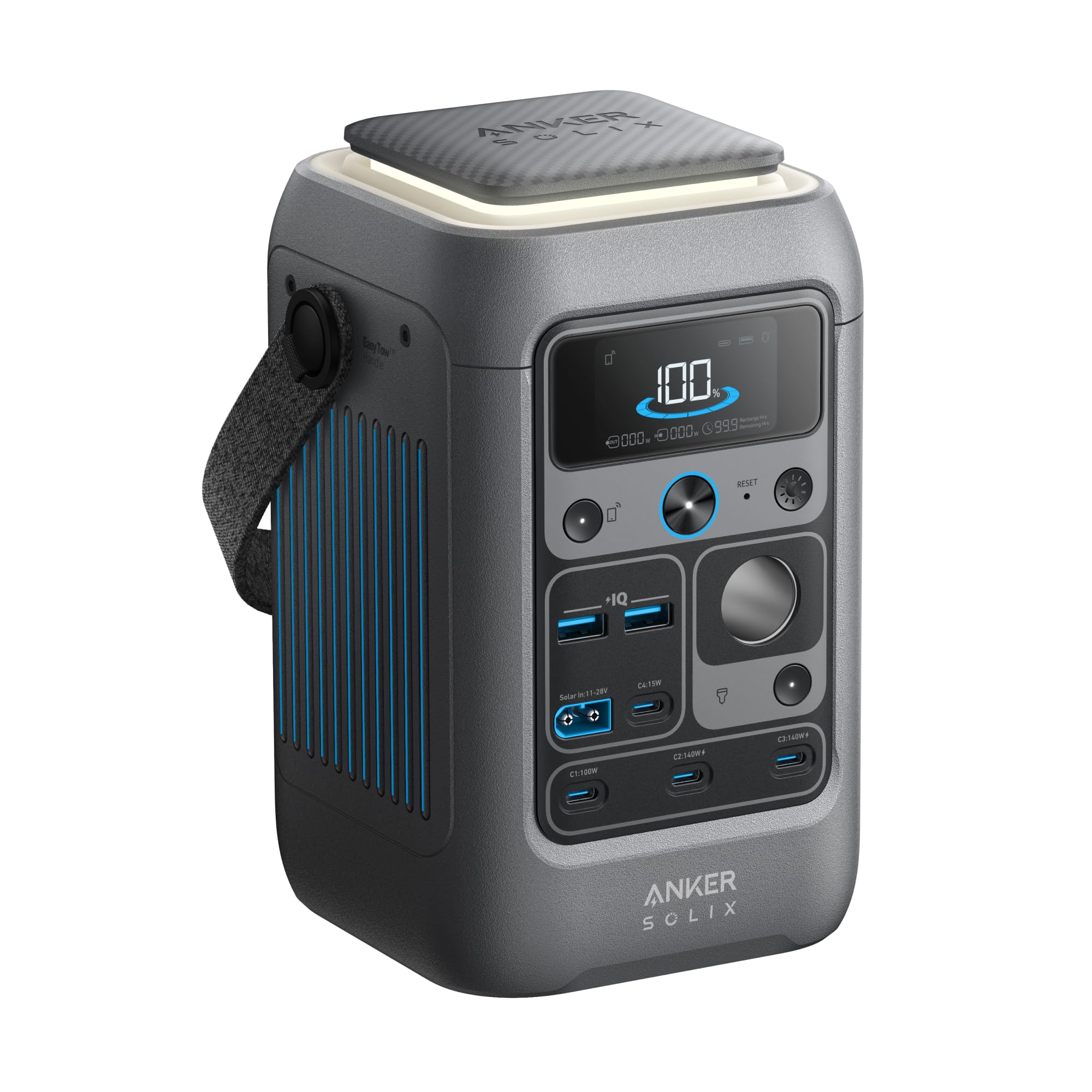 Anker SOLIX C300 DC Power Bank Station, Outdoor 288Wh (90,000mAh), Portable Powe