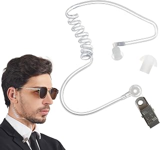 Spooktacular Spy Earpiece Headset Halloween Costume Accessory Unisex
