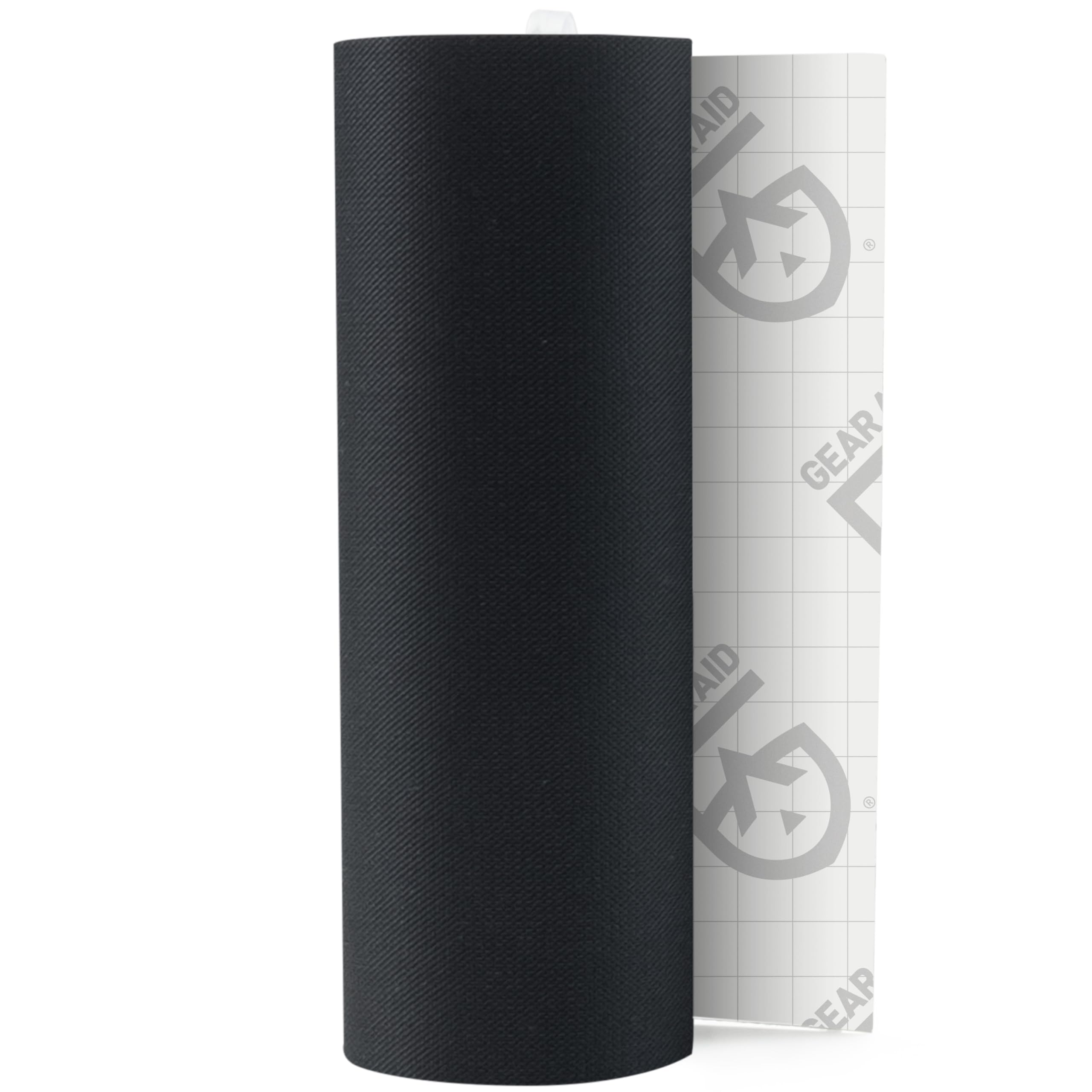 GEAR AID Tenacious Tape 3" x 20" Nylon Fabric Repair, Black, 1 Roll | Peel-and-S