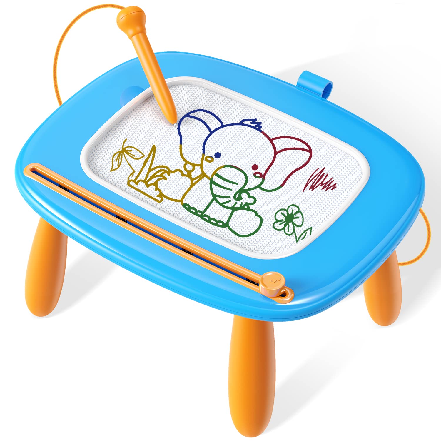 Seimome Toddlers Toys Ages 1-3, Magnetic Drawing Board, Doodle Board Pad Learnin