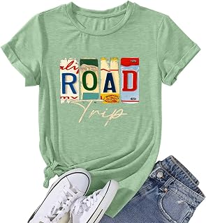 Women Adventure Shirt Vintage Nature Travel Graphic Casual Tees