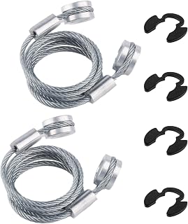 2pcs Hood Control Cable with 4pcs Circlip for Peterbilt Accessories | for Peterbilt 1987-2010 357/375 / 377/378 / 379 Replaces Parts L92-6000-0718/924-5402, Release Latch Cable Replacement