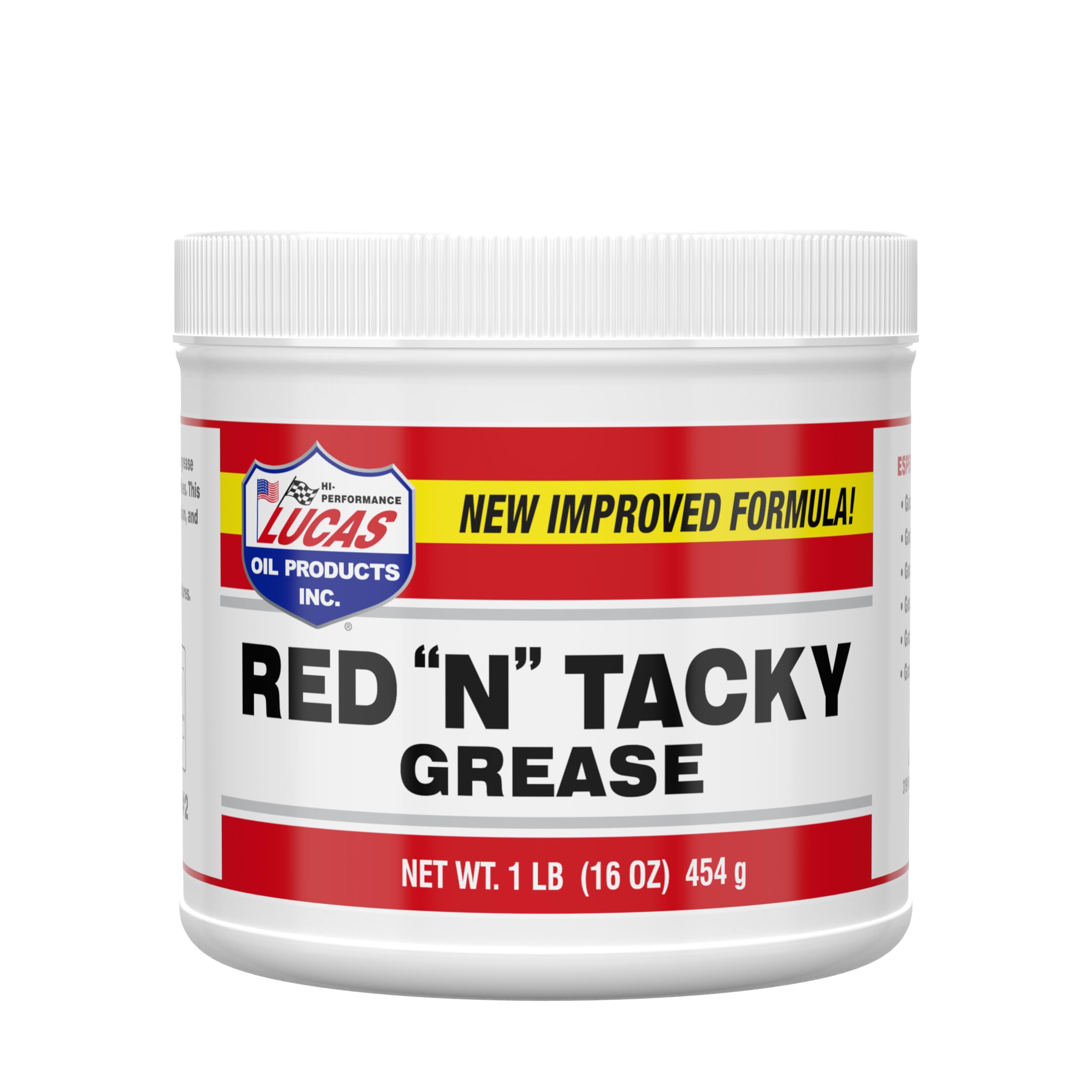 Lucas Oil 10574 Red "N" Tacky Grease - 1 Pound