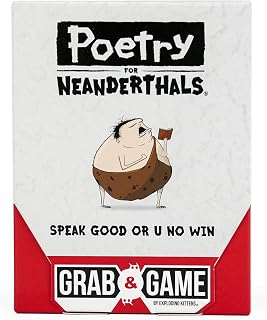 Exploding Kittens Poetry for Neanderthals Grab & Game, 2-4 Players, 7+