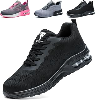 WUAYAMI Chaussures de Sécurité Hommes Femmes Baskets de Secruite Légère Chaussure de Travail Confortable Respirantes Chaussure de Chantier Antidérapantes