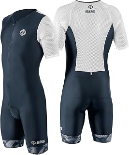 SLS3 Triathlon Suits Mens - Aerodynamic Sleeved Mens Tri Suit | Lightweight Trisuit with Premium FX Fabrics - 2 Pockets