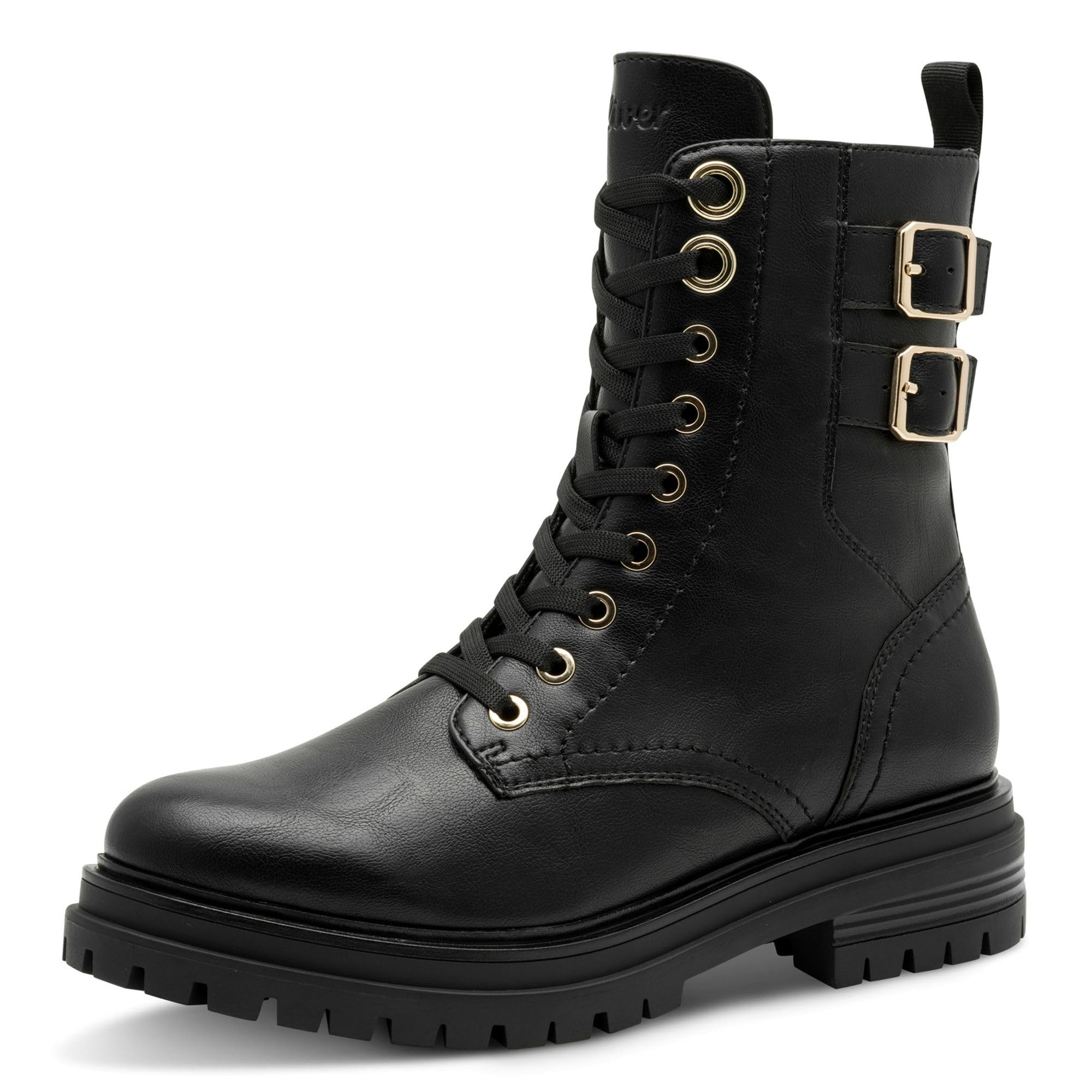 s.Oliver Damen Lace Boot Flat 5-25258-45, Women's Ankle Boots
