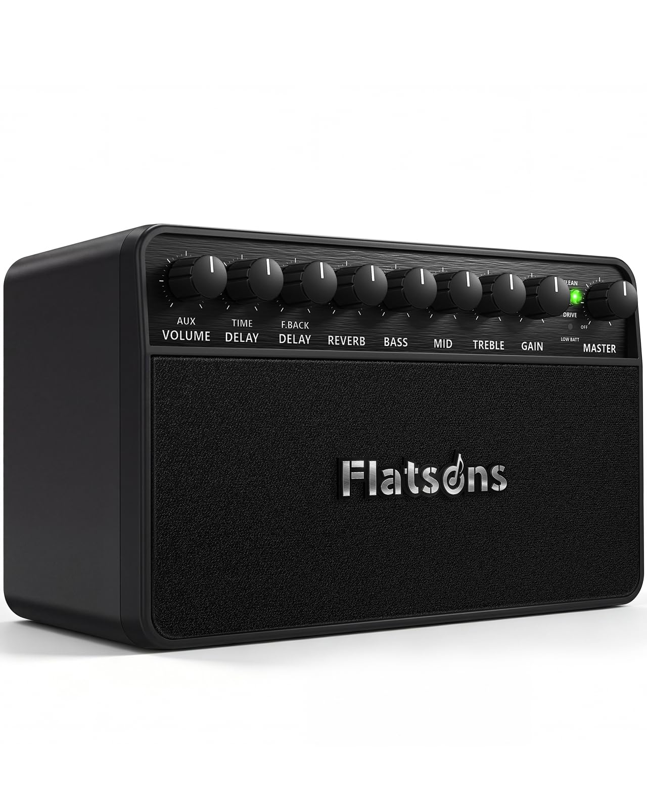 Flatsons FBA-20 20W Portable Rechargeable Electric Guitar Amp | Desk Practice Co