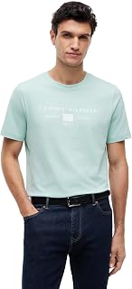 Tommy Hilfiger Brand Love Mono Stack Tee Mw0mw42365 Men's S/S T-Shirt